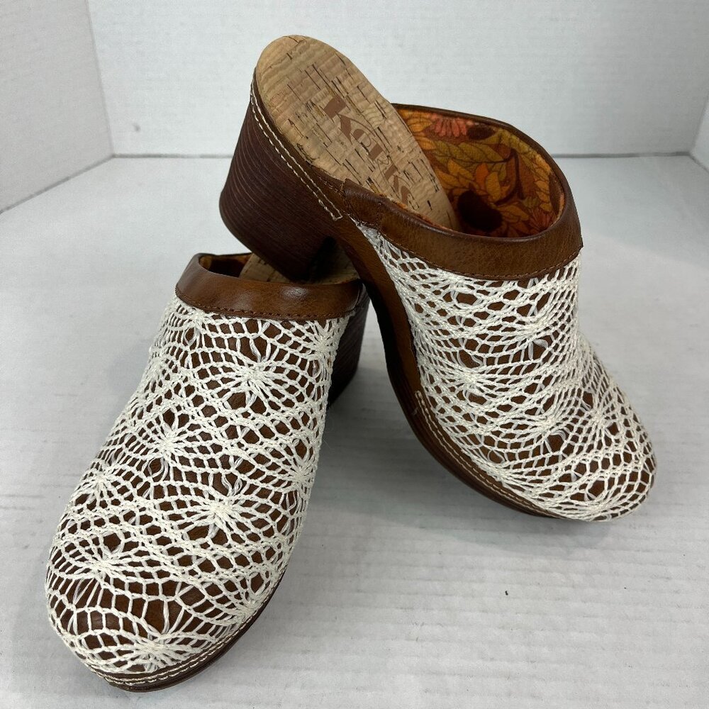 Women's Korks Platform Wedge clog, Size US 6